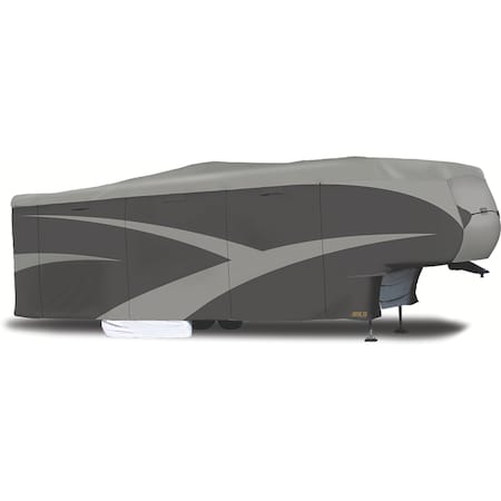 Adco Products 5th Wheel & Toy Hauler Designer Series Cover, Gray, 28'1" - 31' 52254